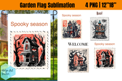 Garden Flag Sublimation designs | Halloween Sublimation Product Image 1
