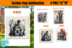 Garden Flag Sublimation designs | Halloween Sublimation Product Image 1