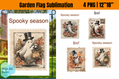 Garden Flag Sublimation designs | Halloween Sublimation Product Image 1