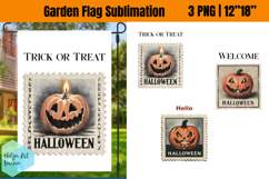 Garden Flag Sublimation designs | Halloween Sublimation Product Image 1