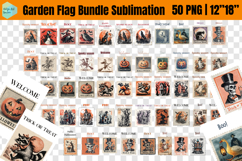 Garden Flag Sublimation designs | Halloween Bundle Product Image 4