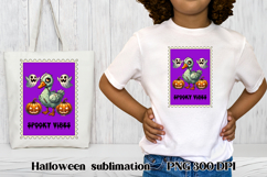 Halloween goose clipart PNG | Halloween postage stamp PNG Product Image 1