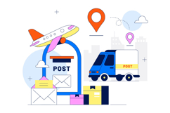 10 World Postal Day Illustration Product Image 4