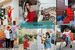 15 Mobile Lightroom Presets Neo Orange Teal Product Image 7