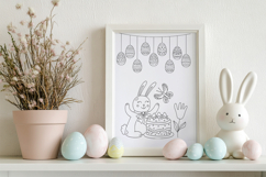 Easter Harmony Doodle Clipart and Seamless Patterns Product Image 13