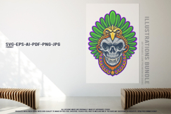 Dripping Demons and Fiesta of Skulls Vector Illustrations Product Image 2