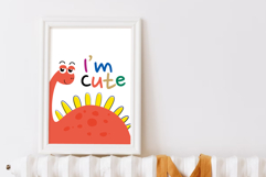 Cute Dinosaurs Childish Print Design Product Image 2