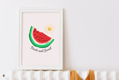 Hand drawn watermelon with text Fresh and Sweet Product Image 6