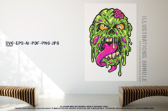 Halloween Ghost Festival Undead Zombie Vampire Mummy Set Product Image 3