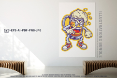 Beer Day Illustration Collection With Hops And Clover Icons Product Image 3