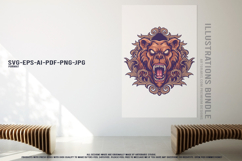 Grotesque Zombie Creatures Scary Cartoon Beast Heads Bundle Product Image 3