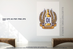 St Patrick’s Day Craft Beer Bottle Celebration Vector Bundle Product Image 3