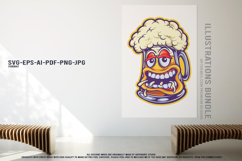 Cartoon Beer For Bar And Pub Festive St Patrick Day Product Image 3