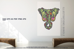 Macabre Horror Vector Pack Creepy Doll And Beastly Animals Product Image 3