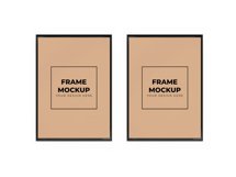 Portrait Poster Frame Mockup Template Bundle Product Image 7