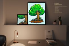 Arbor day with trees colorful Illustration Product Image 2