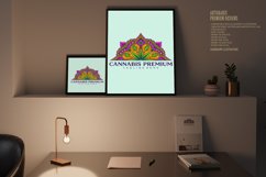 Mandala cannabis ornament middle eastern geometry Product Image 2