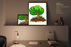 Happy arbor day green trees Illustration Product Image 2