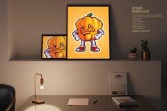 Vegetarian smile paprika logo mascot illustration Product Image 3