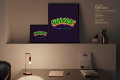 Smoke lettering melted hemp buds effect illustrations Product Image 6