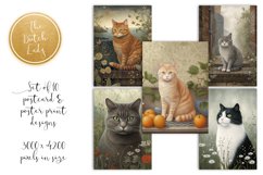 Cats Postcard and Poster Print Set Product Image 4