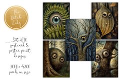 The Watching Forest Postcard and Poster Print Set Product Image 3