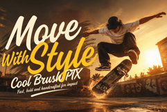 Cool Brush PTX - Brush Font Product Image 4