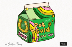 Retro St Patrick's Day Clipart | St Patrick PNG Product Image 1