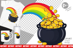 Gold Pot Clipart Product Image 1