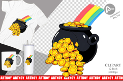 Gold Pot Clipart Product Image 1