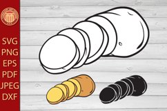Potato - eps, jpg, dxf, svg, pdf, png files Product Image 1