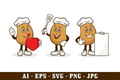 Potato mascot cartoon character design collection Product Image 1