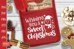 Wishing You A Sweet Christmas Pot Holder SVG Product Image 5