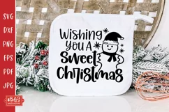 Wishing You A Sweet Christmas Pot Holder SVG Product Image 3