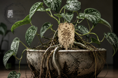 Gothic Plant Stake - Pothos - SVG PNG Laser Cut - Gard Product Image 3