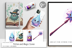 Digital Paper Potion and Magic Icons Product Image 1