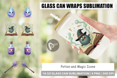 Glass Can Potion and Magic Icons Product Image 1