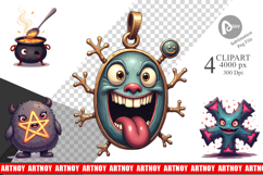 Clipart Potion and Magic Icons Product Image 1