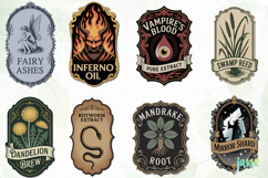 Potion Apothecary Label PNG Sublimation Product Image 4