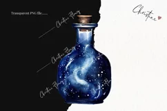 Watercolor Potions Clipart | Watercolor Halloween PNG Product Image 2