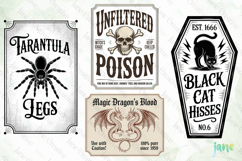 Potion Bottle Labels Sublimation Product Image 1