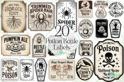 Potion Bottle Labels Sublimation Bundle Product Image 1