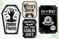 Potion Bottle Labels Sublimation Product Image 1