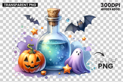 : halloween pastel potion bottle pumpkin png, pastel pumpkin with potion clipart, kawaii pastel halloween art, pastel witch potion printable, cute halloween potion bottle design, pastel spooky pumpkin clipart, magical pastel halloween png, pastel witchy p