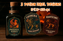 Vintage Halloween Labels | Potion Apothecary Bundle Product Image 8
