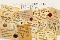The Witch&#039;s Apothecary Watercolor Clipart Collection Product Image 7