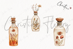 Cozy Halloween Potion Bottles | Halloween PNG Product Image 3