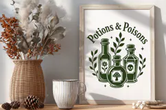Potions And Poisons SVG, Apothecary PNG, Vintage Potion Product Image 3