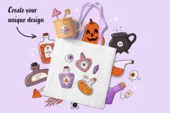 33 MAGIC WITCHCRAFT DOODLES | EPS PNG JPG SVG Product Image 2