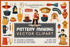 Pottern Making Vector Clipart Pack Product Image 1